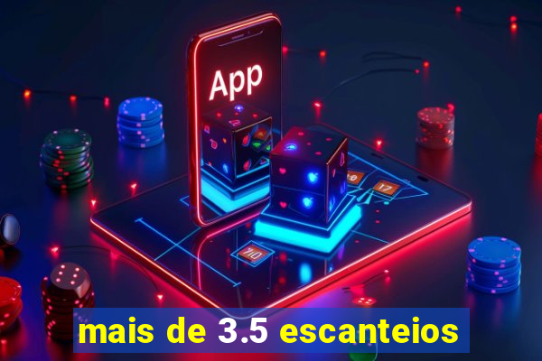 mais de 3.5 escanteios